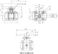 Inline Industries Ball Valve, 334/336
